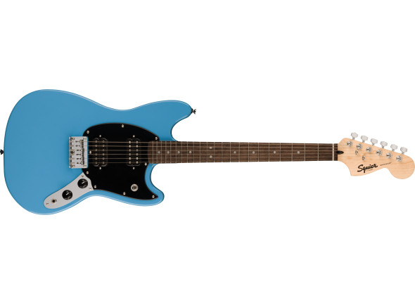 Fender Squier Sonic Mustang HH Laurel Fingerboard Black Pickguard California Blue Fender Squier Sonic Mustang HH Laurel Fingerboard Black Pickguard California Blue